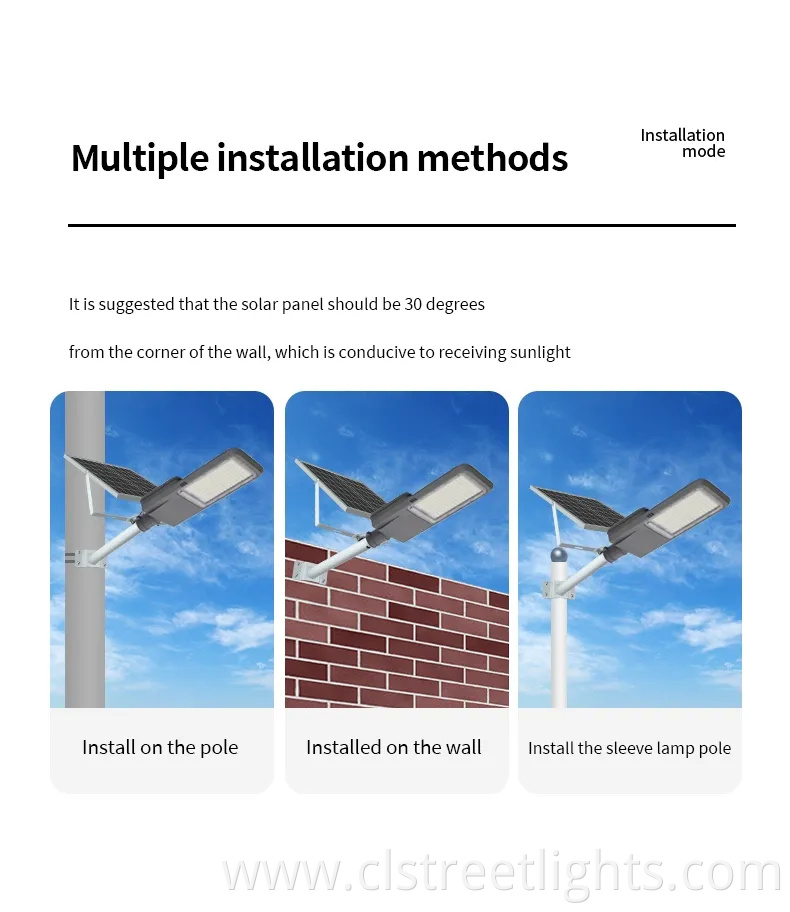 Die-Cast Alu Solar Panel and Lamp Seperately Split-Type 200W LED Street Light Radar Outdoor Road Garden Super High Lm Cheap Price Solar Street Light